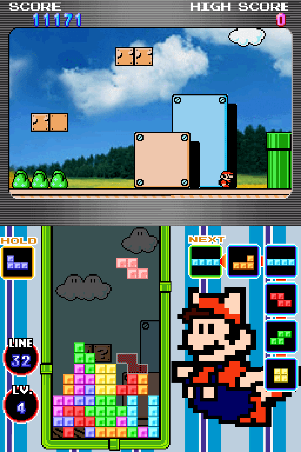 Screenshot de Tetris DS