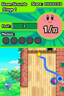 Screenshot de Kirby Mass Attack