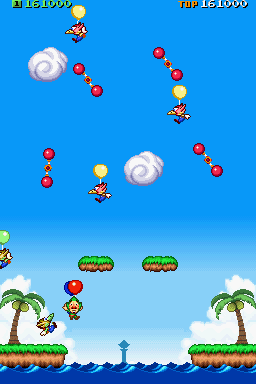 Screenshot de Tingle's Balloon Fight DS