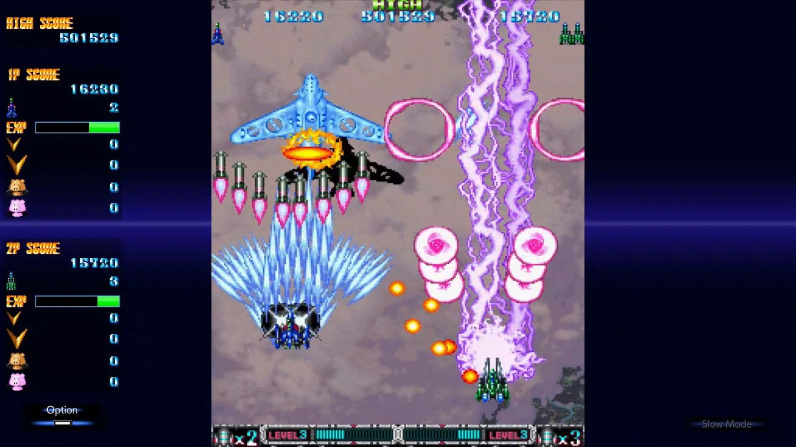 Screenshot de Batsugun Saturn Tribute Boosted