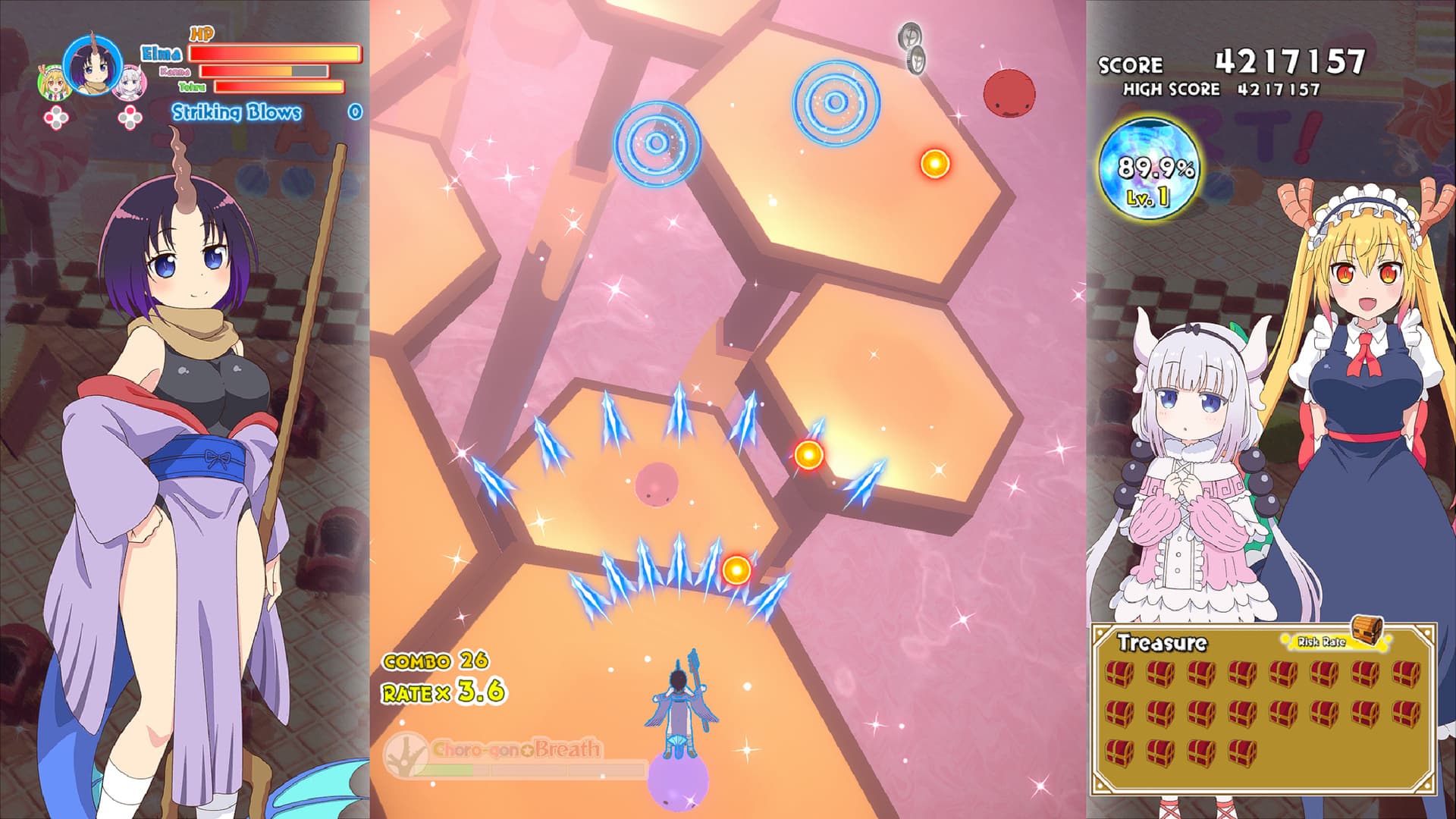 Screenshot de Miss Kobayashi’s Dragon Maid: Sakuretsu!! Chorogon Breath