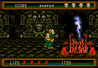 Screenshot de Splatterhouse 2