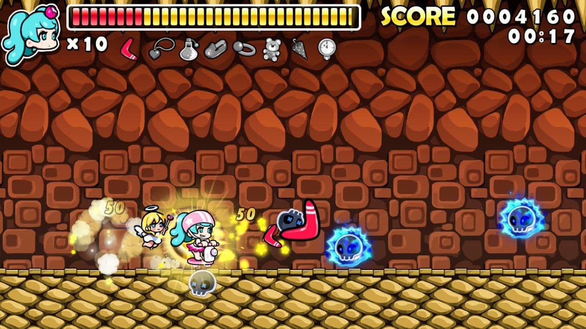 Screenshot de Wonder Boy Returns Remix