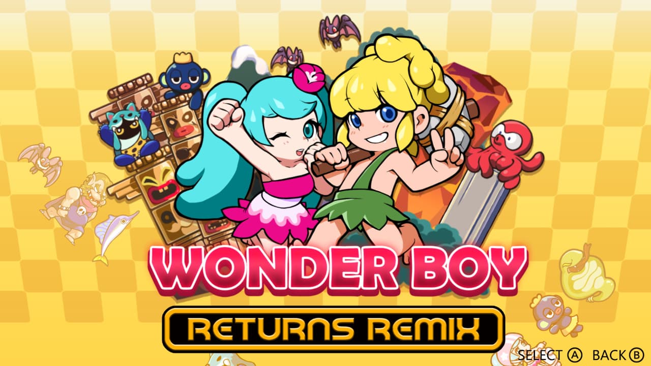 Screenshot de Wonder Boy Returns Remix