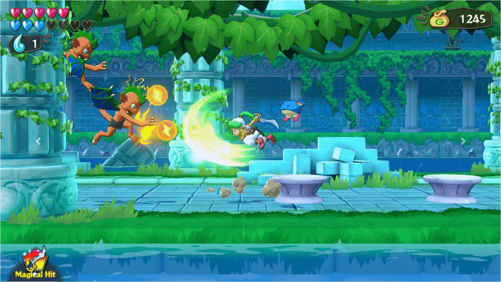 Screenshot de Wonder Boy: Asha in Monster World