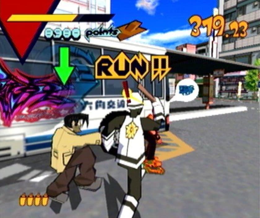 Screenshot de Jet Set Radio