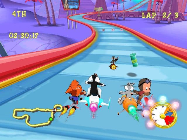 Screenshot de Looney Tunes: Space Race
