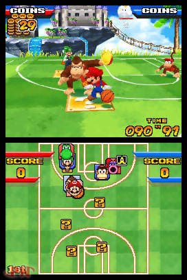 Screenshot de Mario Slam Basketball