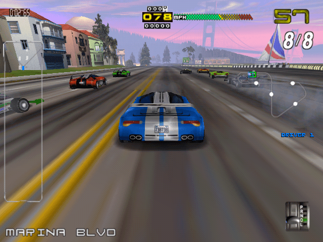 Screenshot de San Francisco Rush 2049