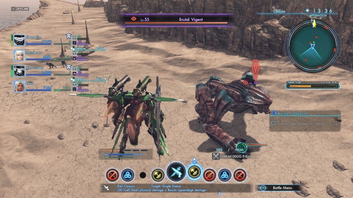 Screenshot de Xenoblade Chronicles X