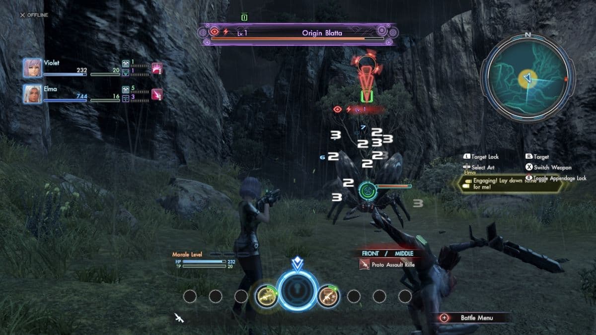 Screenshot de Xenoblade Chronicles X