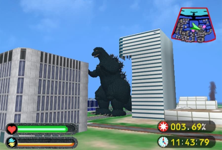Screenshot de Godzilla Generations