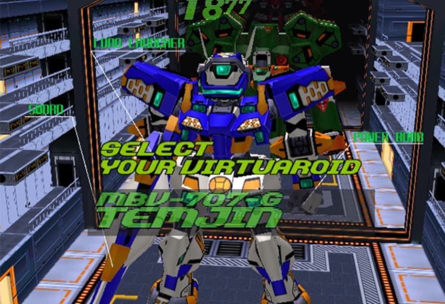 Screenshot de Cyber Troopers Virtual-On: Oratorio Tangram M.S.B.S. Ver. 5.4