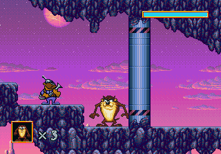 Screenshot de Taz in Escape from Mars