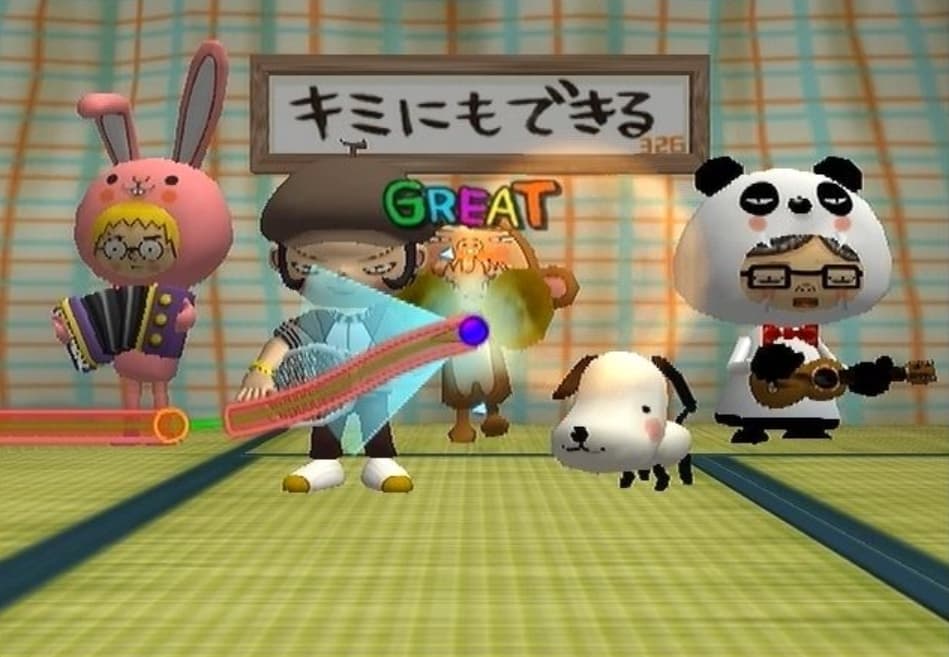 Screenshot de Gitaroo Man