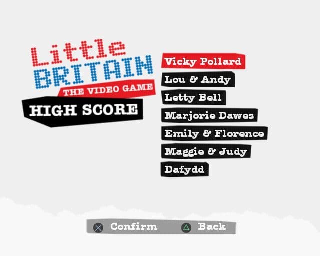 Screenshot de Little Britain: The Video Game