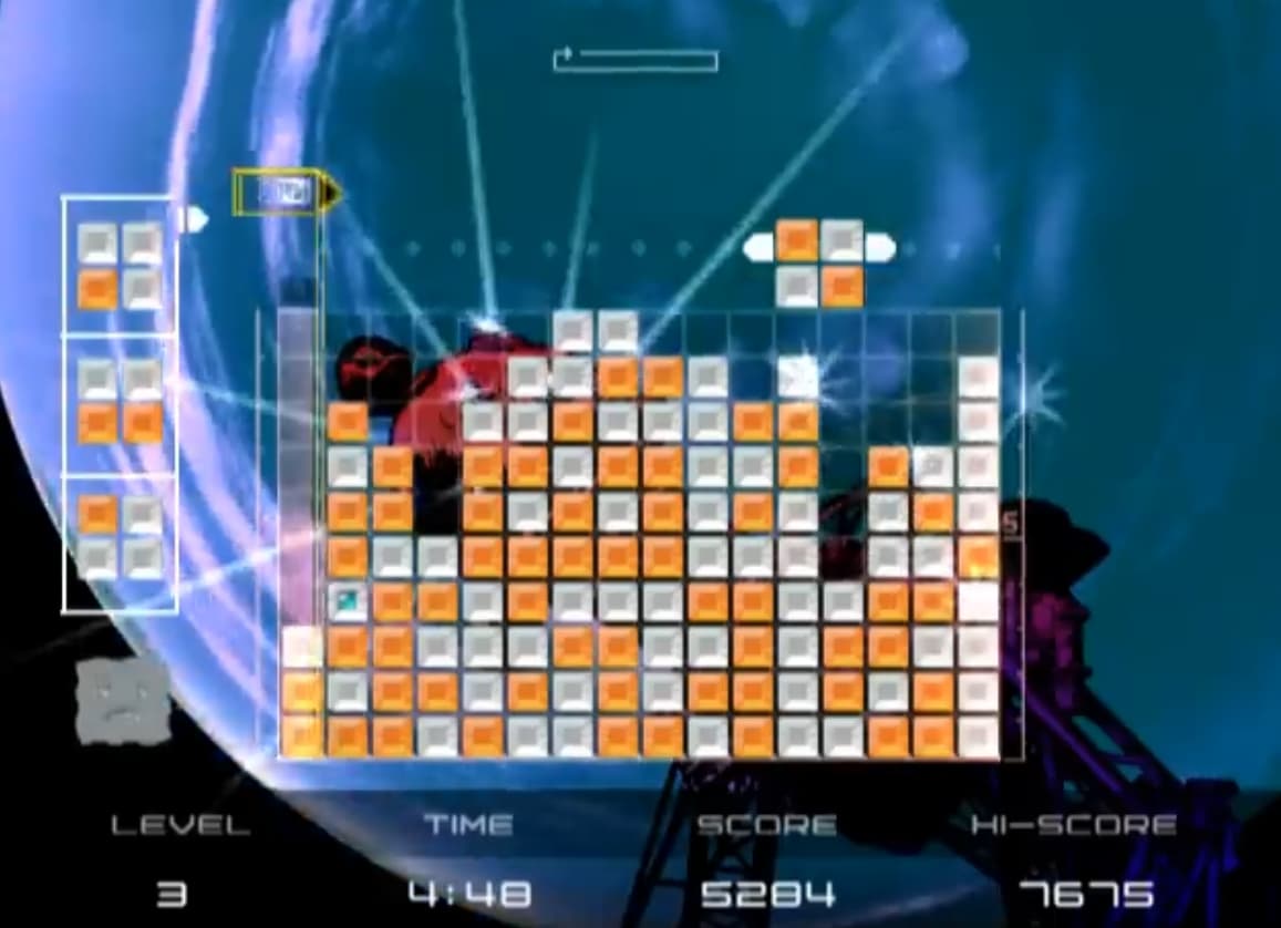 Screenshot de Lumines Plus