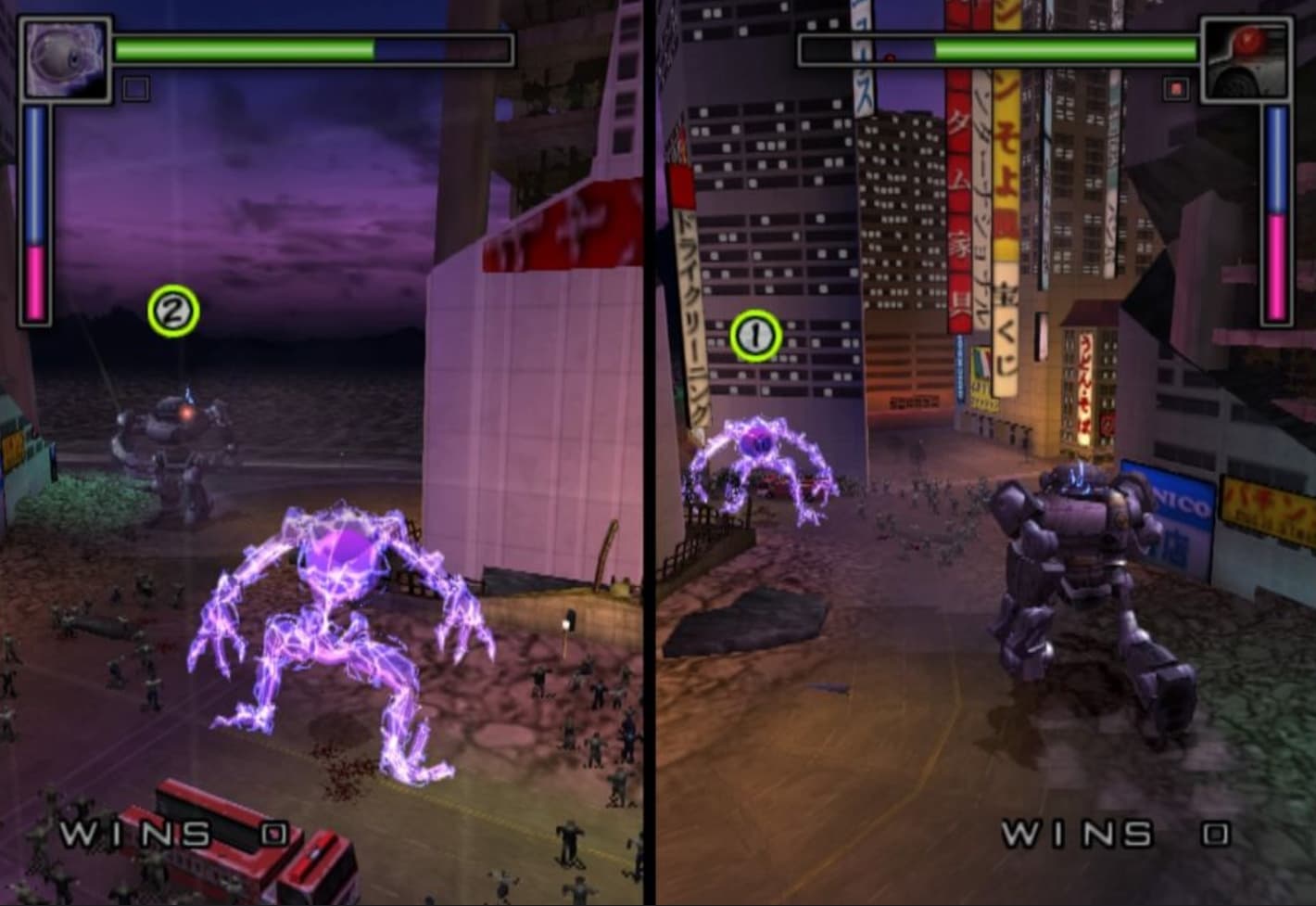 Screenshot de War of the Monsters