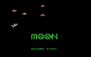 Screenshot de Moon Patrol