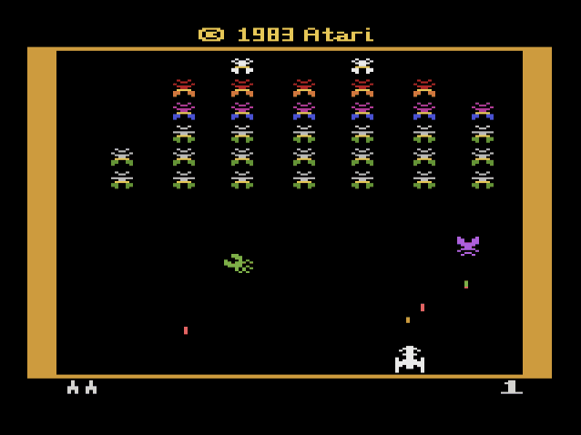 Screenshot de Galaxian