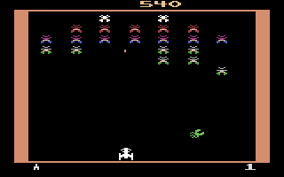 Screenshot de Galaxian