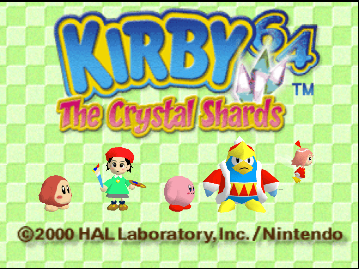 Screenshot de Kirby 64: The Crystal Shards