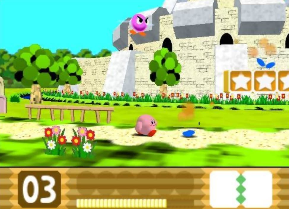 Screenshot de Kirby 64: The Crystal Shards