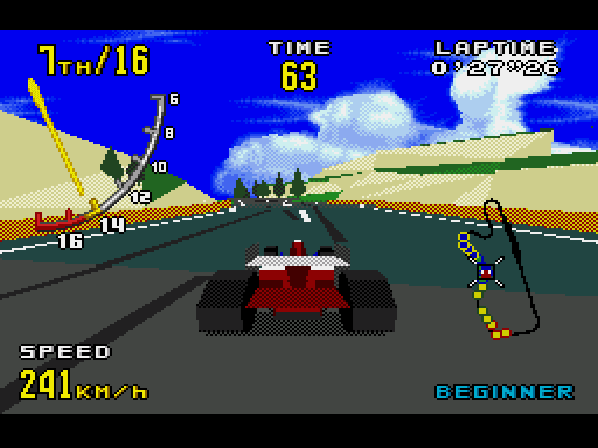 Screenshot de Virtua Racing