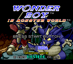 Screenshot de Wonder Boy in Monster World