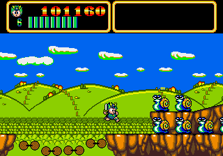 Screenshot de Wonder Boy III: Monster Lair