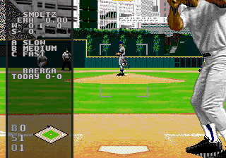 Screenshot de World Series Baseball '95
