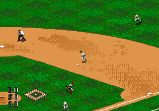 Screenshot de World Series Baseball '96