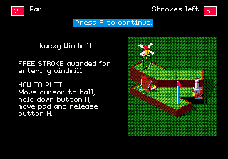 Screenshot de Zany Golf