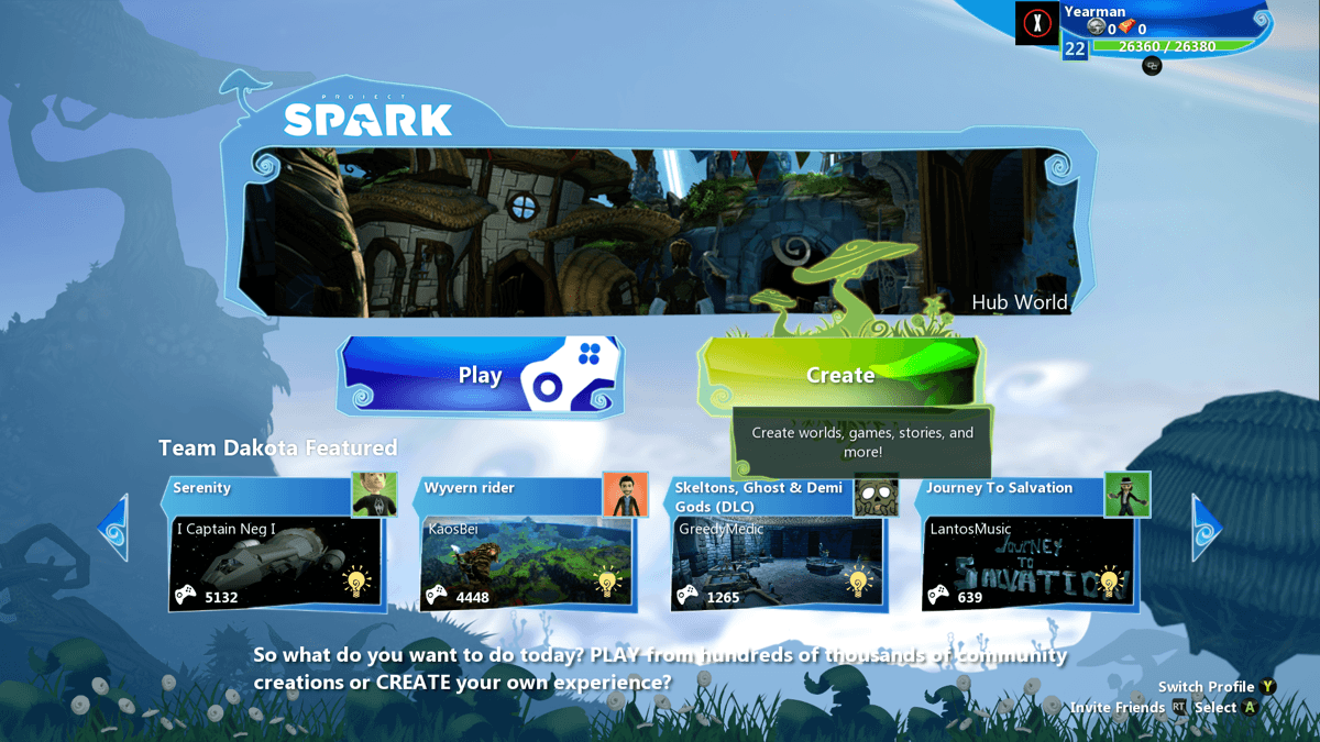 Screenshot de Project Spark