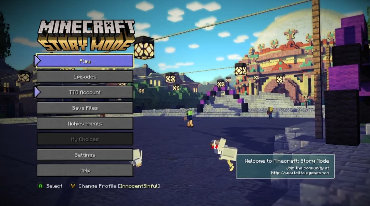 Screenshot de Minecraft: Story Mode