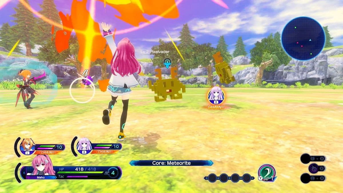 Screenshot de Neptunia: Sisters vs Sisters