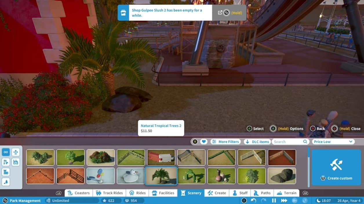 Screenshot de Planet Coaster