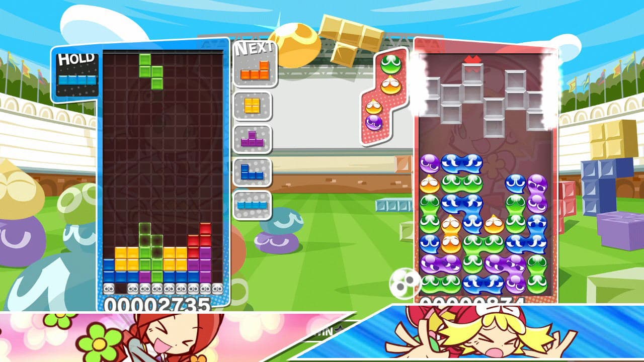 Screenshot de Puyo Puyo Tetris