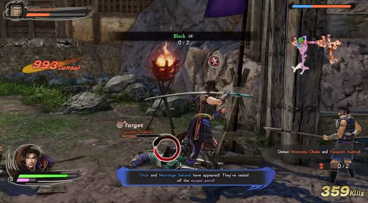 Screenshot de Samurai Warriors 5