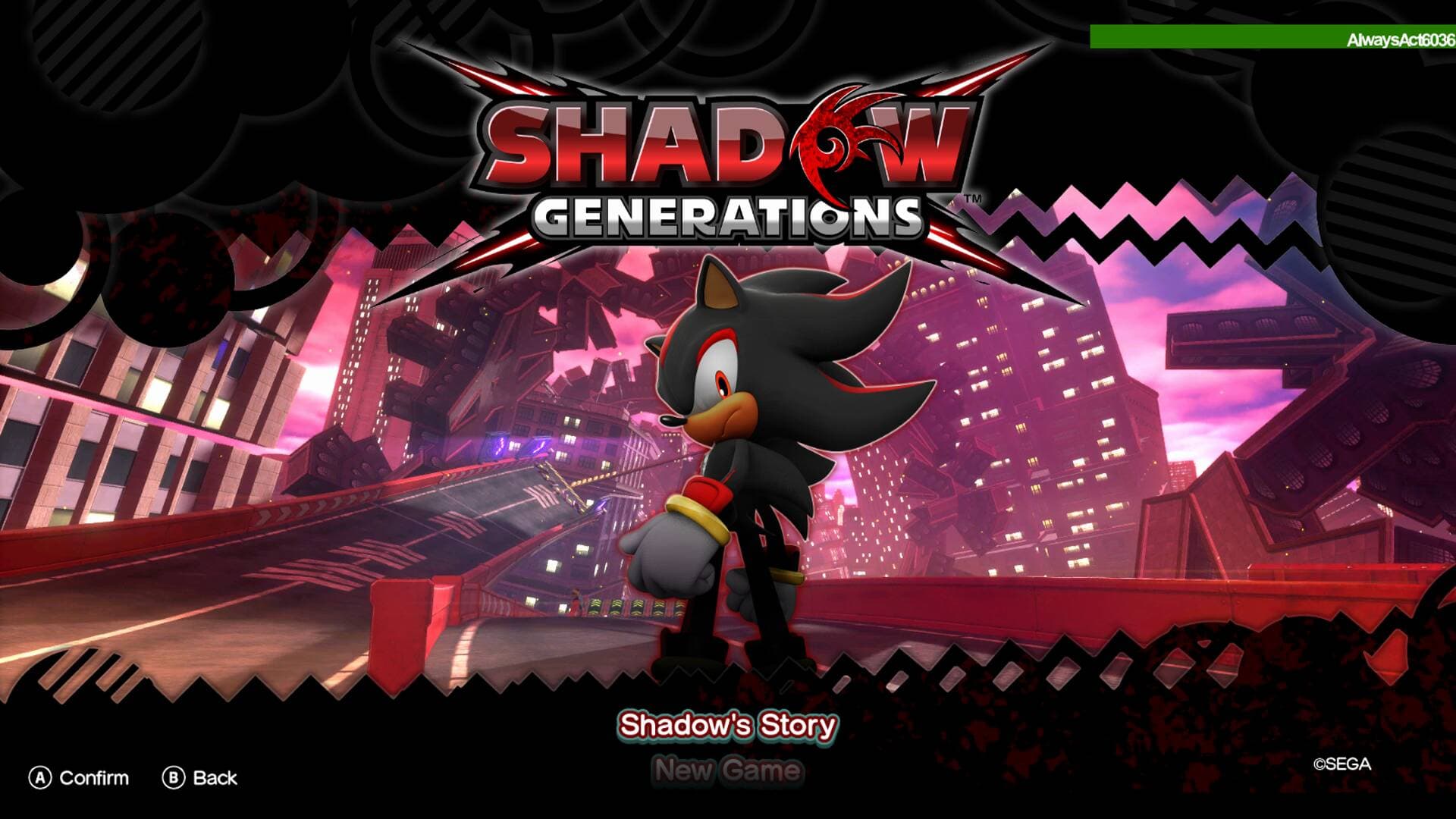 Screenshot de Sonic X Shadow Generations