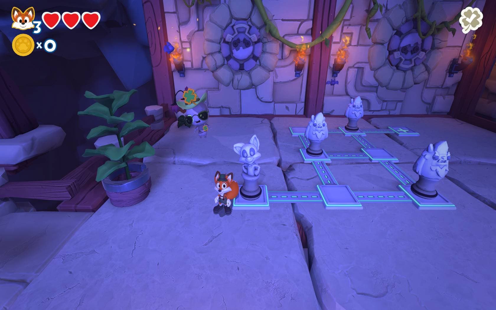 Screenshot de Super Lucky's Tale
