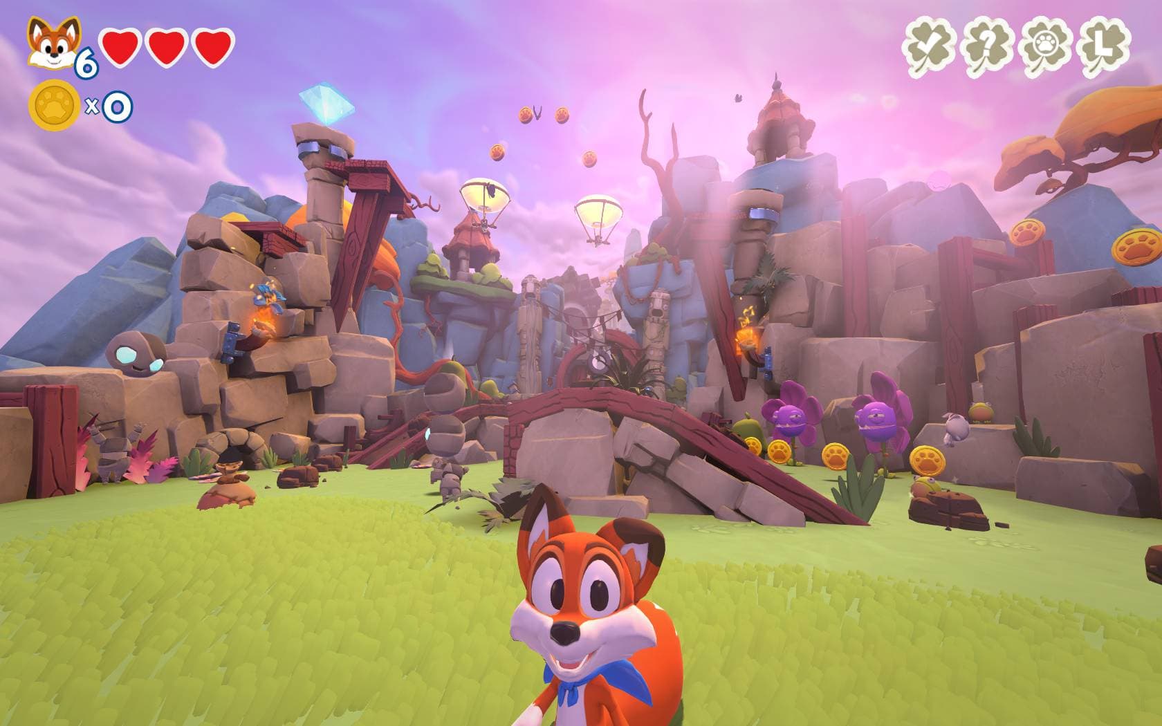 Screenshot de Super Lucky's Tale
