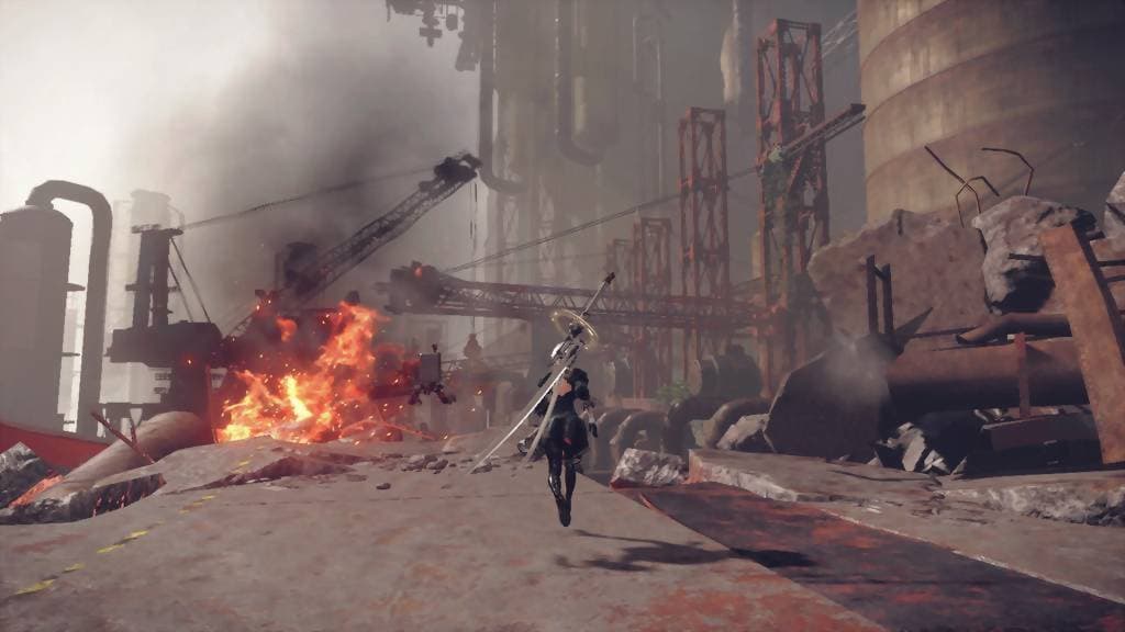 Screenshot de NieR: Automata