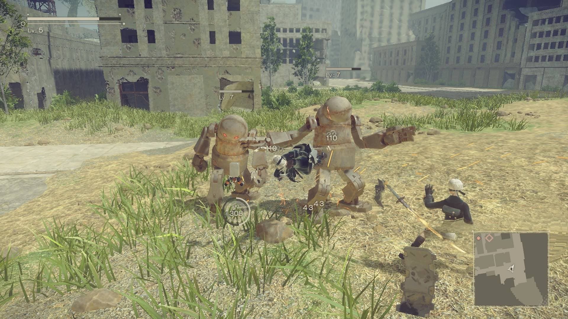 Screenshot de NieR: Automata
