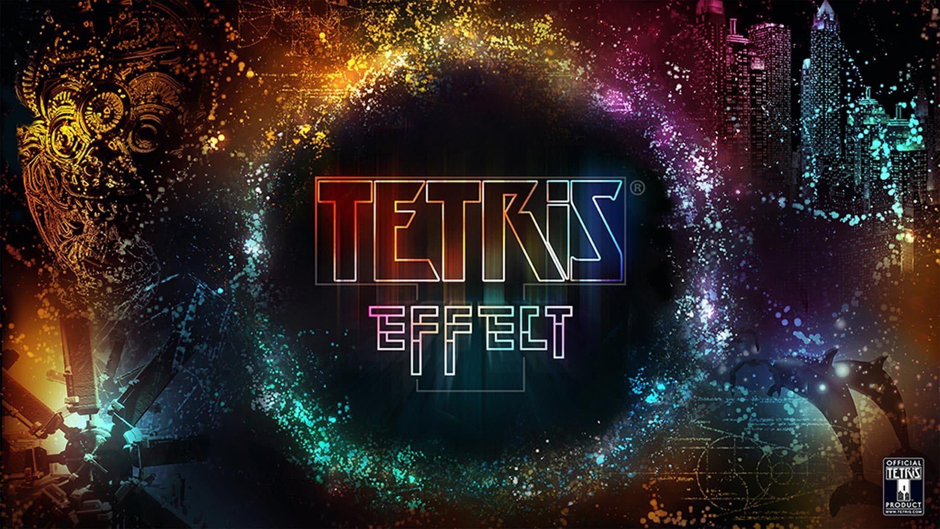 Screenshot de Tetris Effect