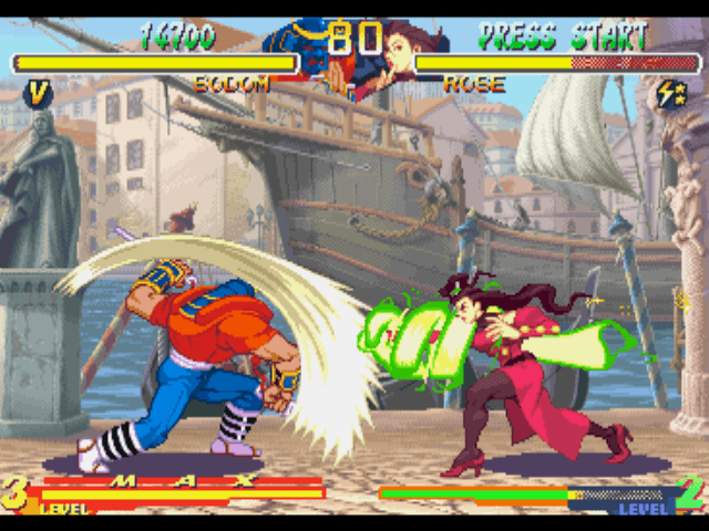 Screenshot de Street Fighter Zero 2