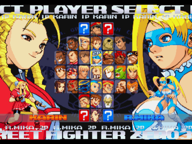 Screenshot de Street Fighter Zero 3