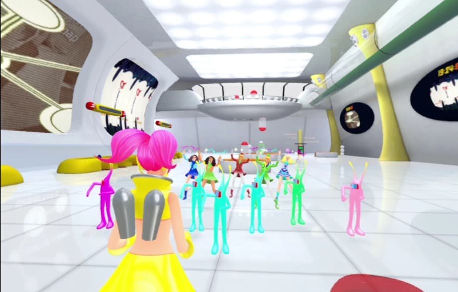 Screenshot de Space Channel 5 VR Kinda Funky News Flash!