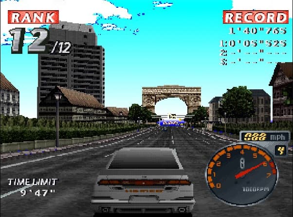 Screenshot de Rage Racer