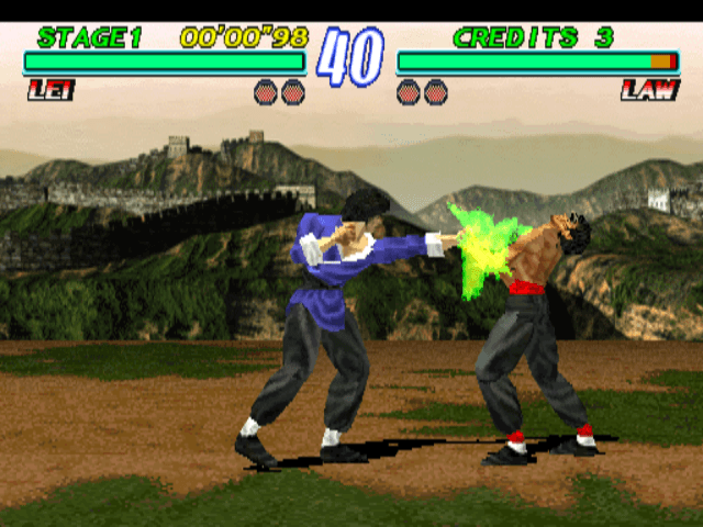 Screenshot de Tekken 2